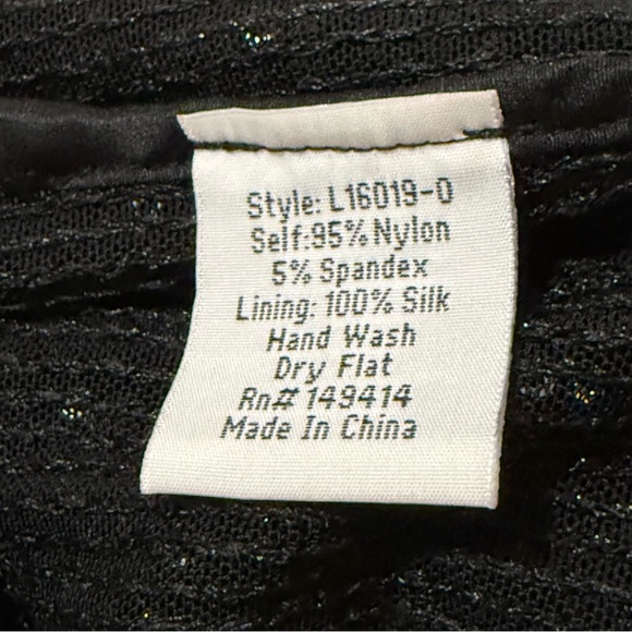 JADE JOHNNY WAS FIONA BLACK SEQUIN CAMI TANK TOP - Picture 8 of 9